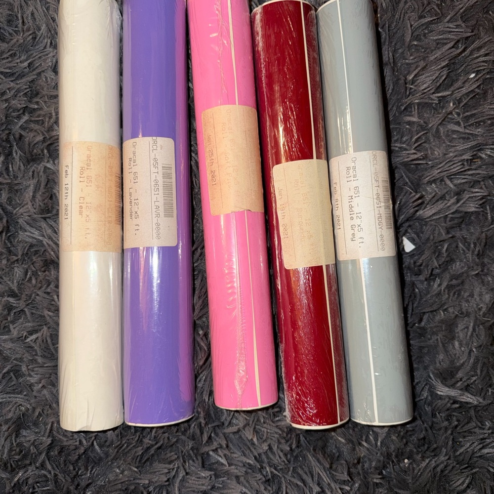 Colorful Vinyl Roll Set - Picture 5 of 5